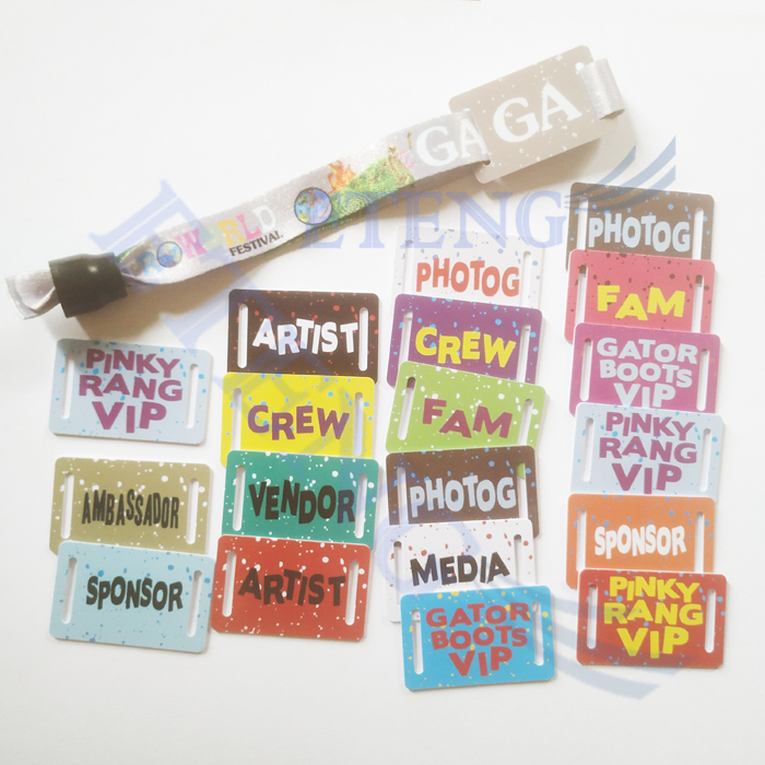 Cheap Custom Printed PVC Tag 13.56Mhz Sublimation RFID Wrist Band
