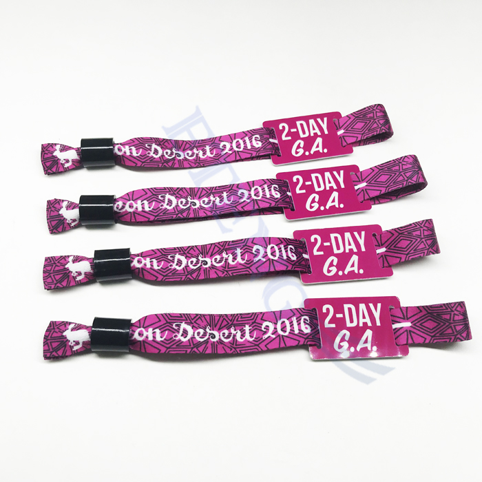Cheap Custom Printed PVC Tag 13.56Mhz Sublimation RFID Wrist Band