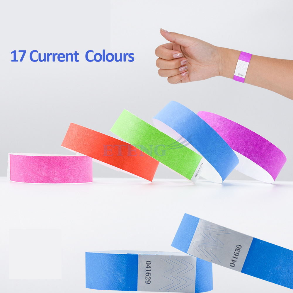 Tyvek Paper Wristband