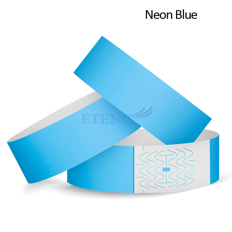 Cheapest Paper Wrist Band Custom Printed Logo Text Numbers Tyvek Wristbands