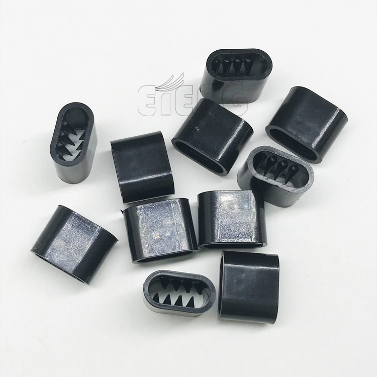 Promotion Wristbands Locker One Off Use Barrel Locking Buckle Plastic Slide Clasp For Bracelets