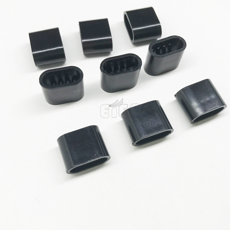 Promotion Wristbands Locker One Off Use Barrel Locking Buckle Plastic Slide Clasp For Bracelets