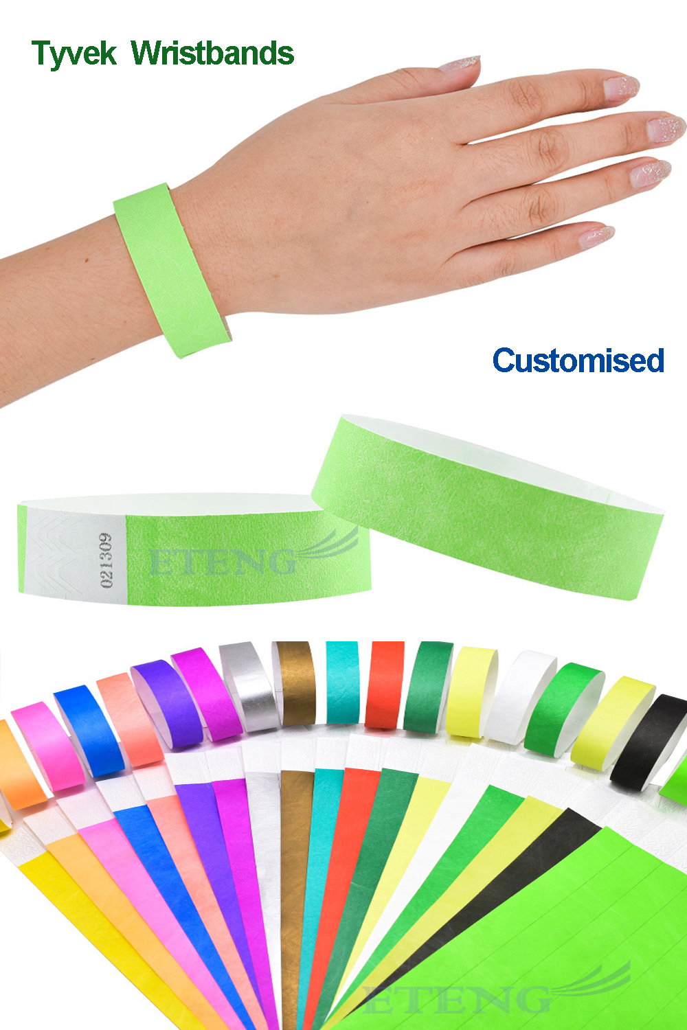  Elevate Your Events with Premium Custom Tyvek Wristbands – Direct Factory Savings!  