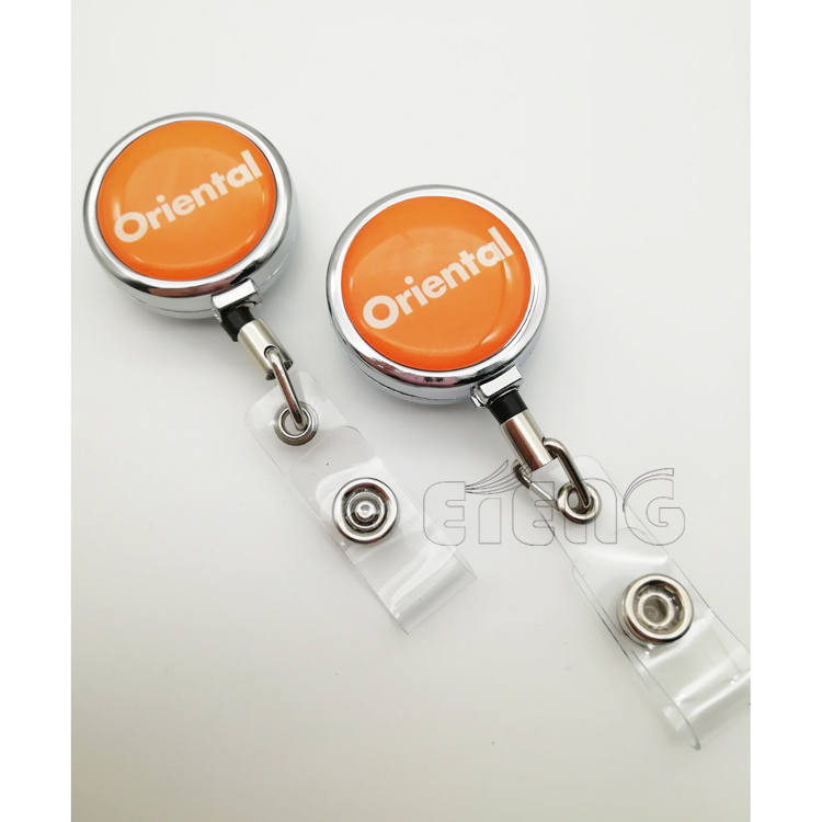 metal badge reel