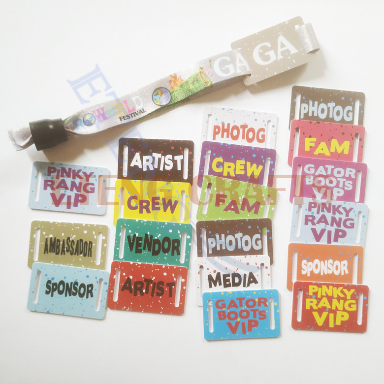 Cheap Custom Printed PVC Tag 13.56Mhz Sublimation RFID Wrist Band