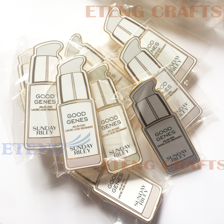 Cheap Wholesale Custom Logo Shaped Metal Badge Pin Gold Plating Hard Enamel Pin