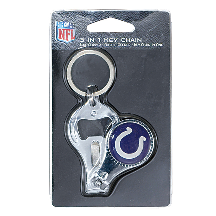 Cheap Custom Gifts Nail Clippers Key Chain Printing Logo Key Ring With Bottle Opener Nail Clipper