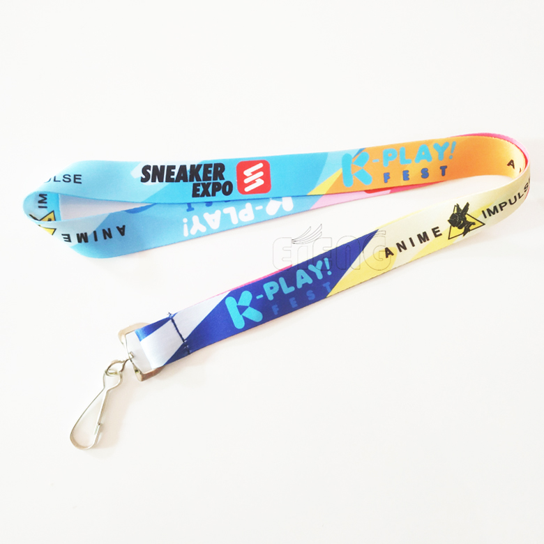 Cheap Factory Custom Printed Lanyards ID Card Holder Polyester Lanyard