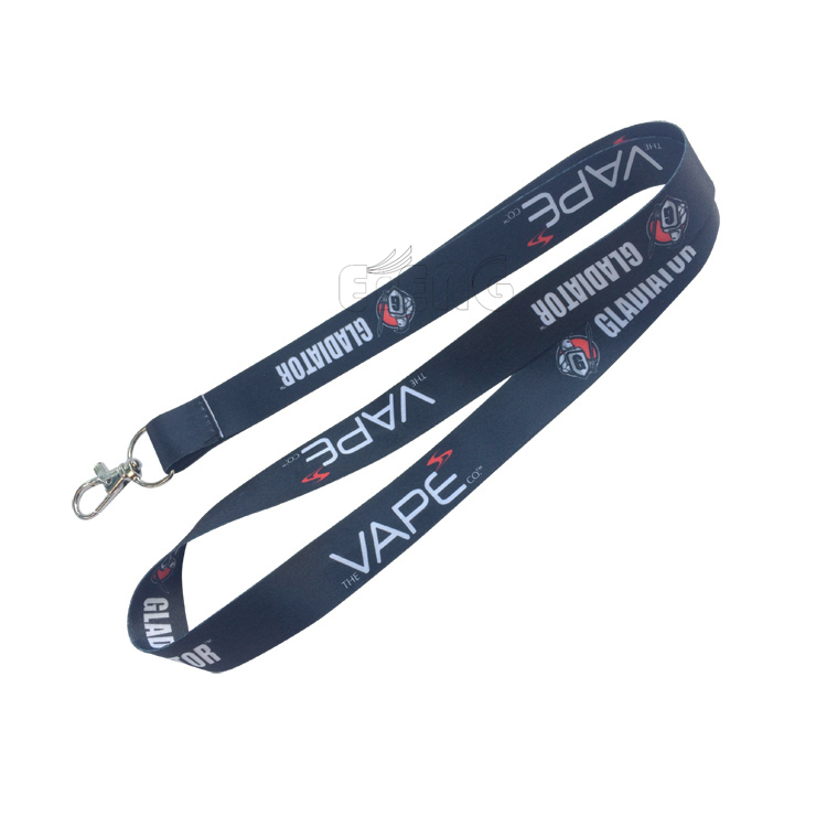 Wholesale No Minimum Order Custom Transfer Print Neck Lanyards Dye Lanyard