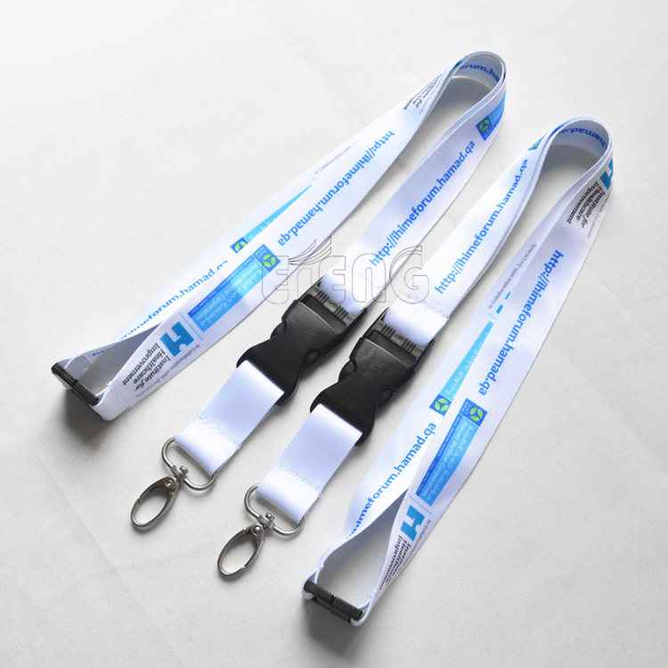 Wholesale No Minimum Order Custom Transfer Print Neck Lanyards Dye Lanyard