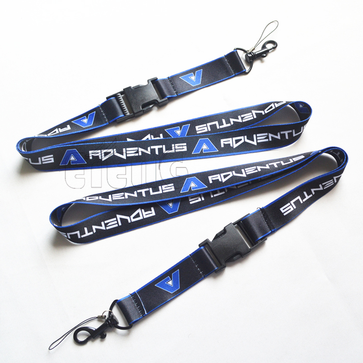 Wholesale No Minimum Order Custom Transfer Print Neck Lanyards Dye Lanyard