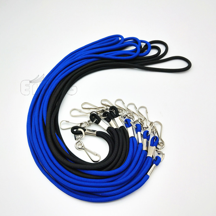 China Manufacturer Customized Nylon Polyester Lanyard Cheap Event Lanyards with Key Chain