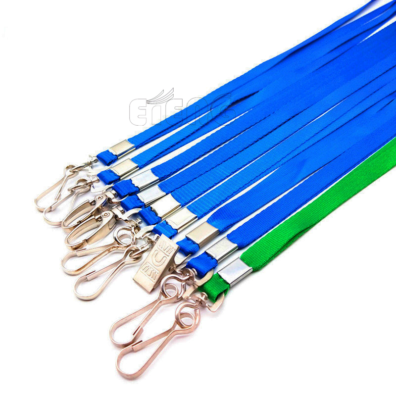 ID Card Rope Lanyard Promotional Custom Colours Round Braided Cord Shoelace Lanyard
