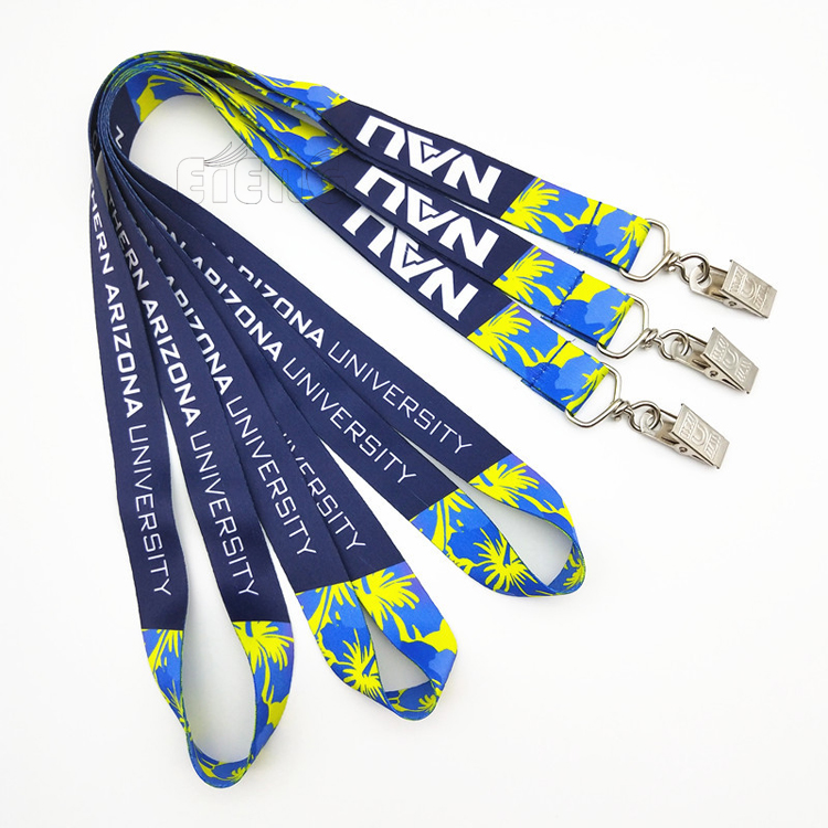 Best Popular Cheap Custom Printed Logo Lanyards Keychain ID Card Badge Sublimation Lanyard