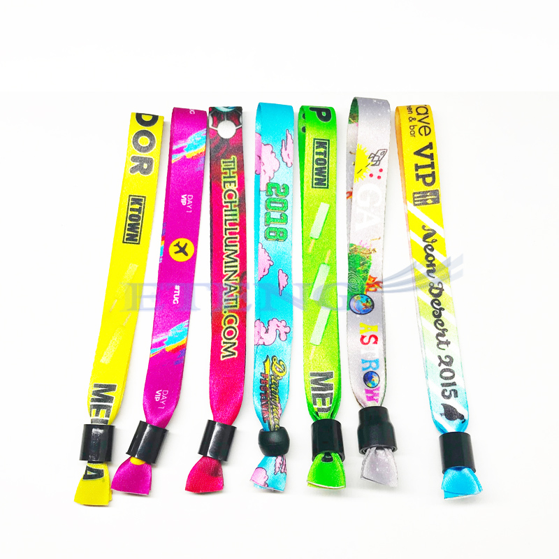 Cheap Promotion Custom Design 20mm Width Wrist Band Colorful Wedding Wristbands