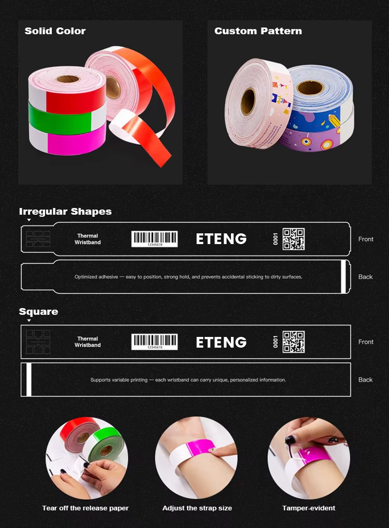 Thermal Paper Wristband Roll