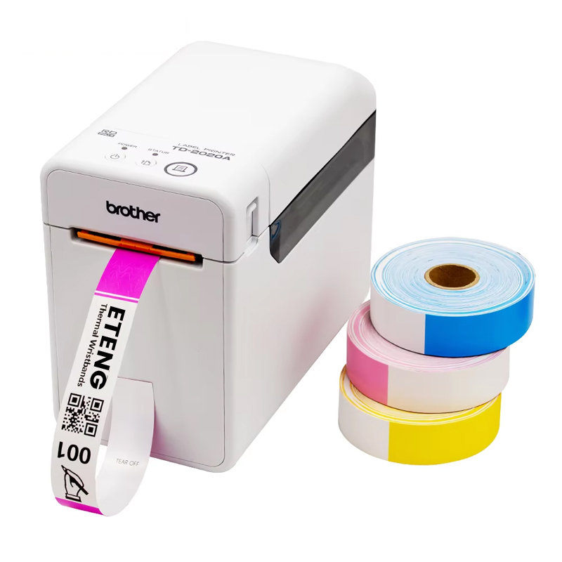 Manufacturing Wholesale Cheap Customized Paper Wristbands Thermal Wristband Roll