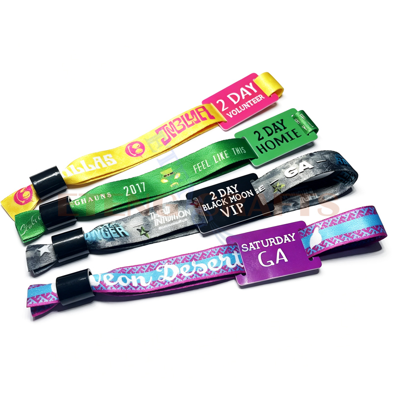 Party Festival Printed CMYK Wristbands
