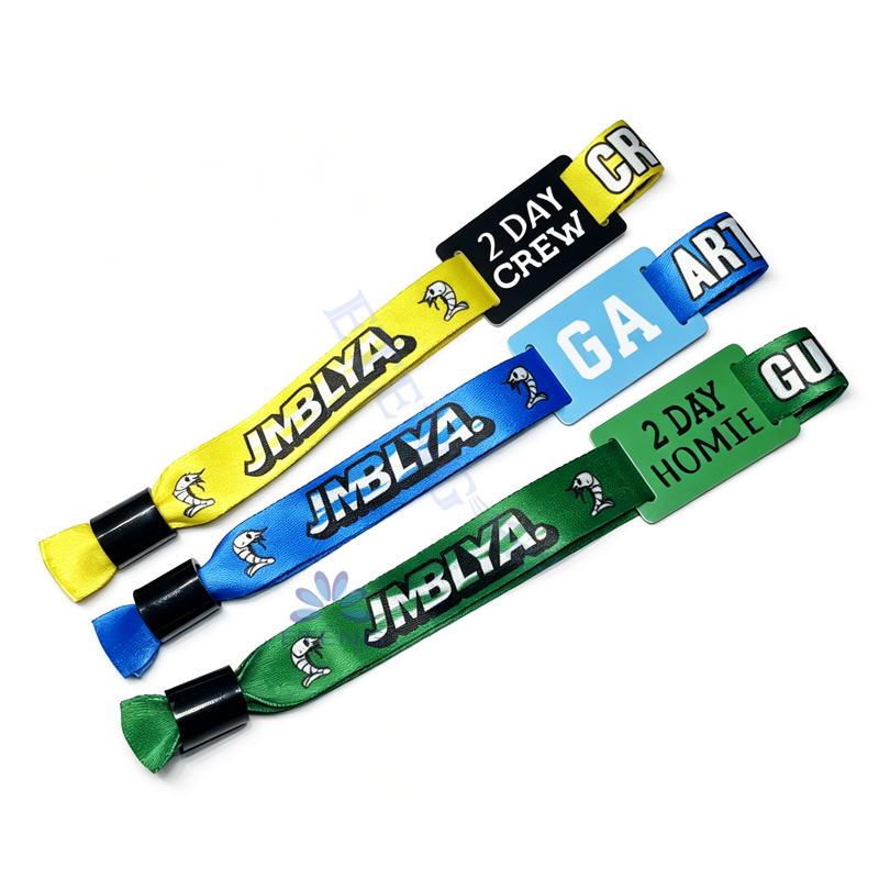 Party Festival Printed CMYK Wristbands