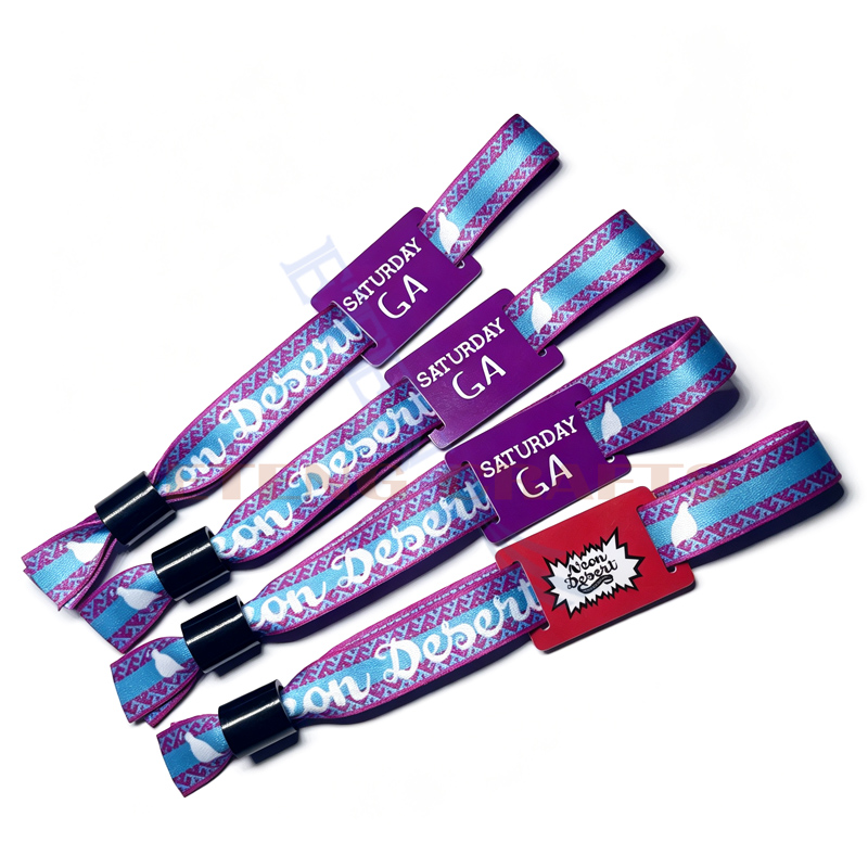 Party Festival Printed CMYK Wristbands