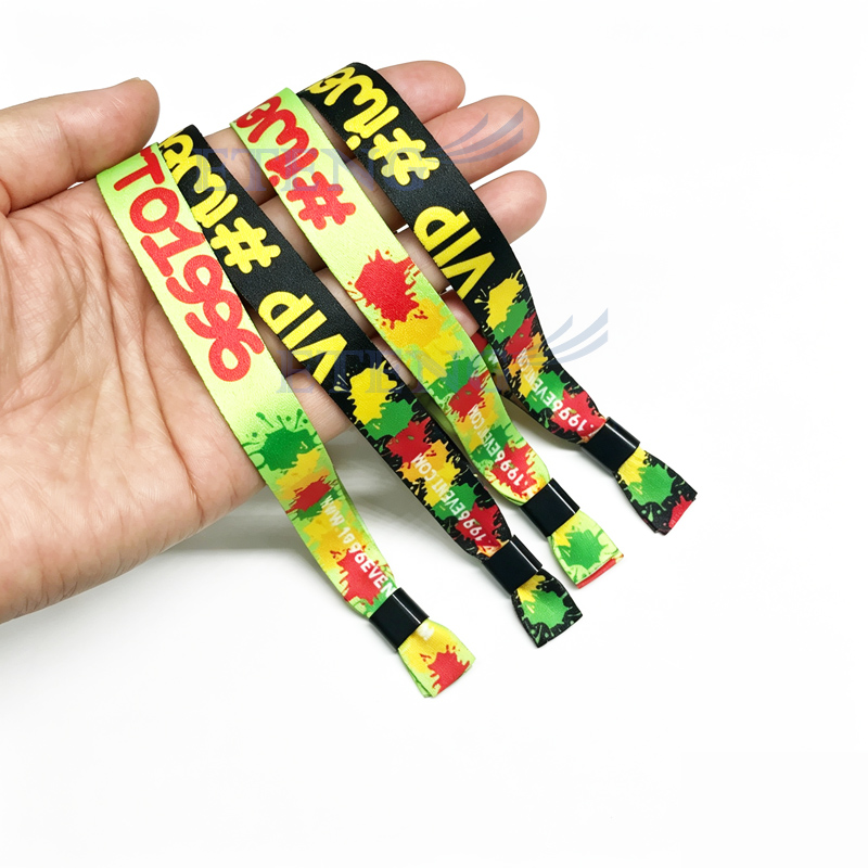 HOT Promotion Custom Print Sublimation Polyester Wrist Bands