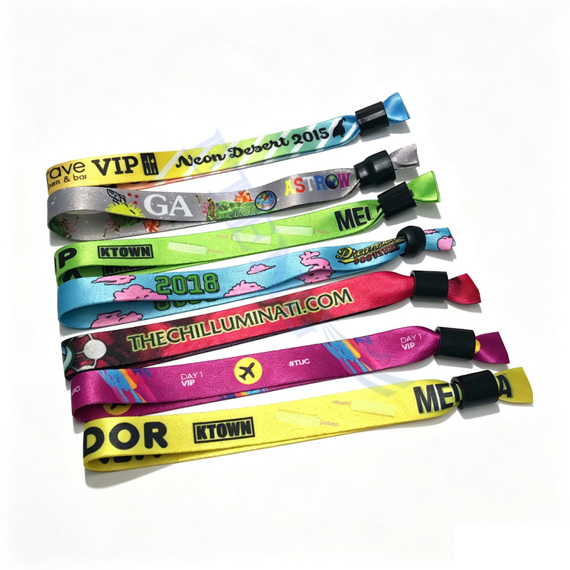 HOT Promotion Custom Print Sublimation Polyester Wrist Bands